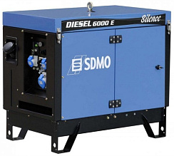 Дизельный генератор SDMO DIESEL 6000 E AVR SILENCE с АВР ДизельЭнергоРесурс